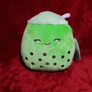 Squishmallows Sevda the Green Boba Tea 8" NWT Foodie Pick Me